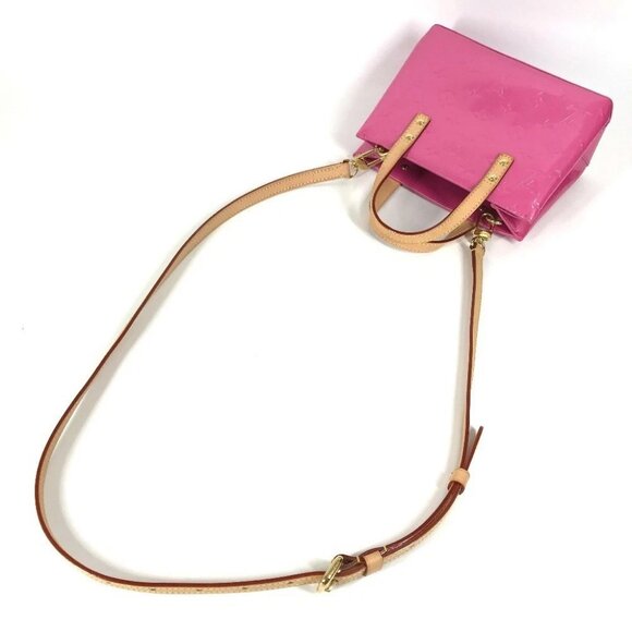 LOUIS VUITTON M24028 Monogram Vernis LV Remix Leade PM 2-Way Tote Bag Hand Bag - Picture 10 of 16